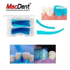 Dental Blue Tint View Matrix Contoured Anterior Matrices Mylar Anatomical Strip