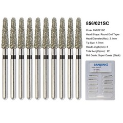 Diamond Burs Dental Zirconia Cutter Diamond Bur FG Football Round End Taper Pear