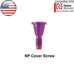US Dental Cover Screw Healing Closure Cap Fits Hiossen/Nobel Active/Straumann