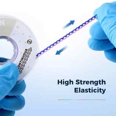 15 Color Dental Orthodontic Elastic Rubber Power Chain Double Color