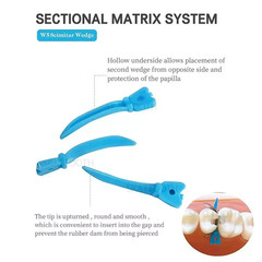 Dental Matrix Bands Ring Sectional Matrix System Wedges Pliers Fit Palodent V3