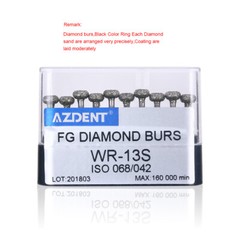 AZDENT Dental Super Coarse FG Diamond Burs fit for High Speed Handpiece