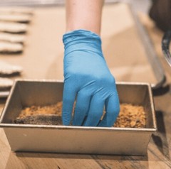 X3 Blue Nitrile Powder Free Industrial Gloves – AMMEX – Case Of 1000 / 10 Boxes