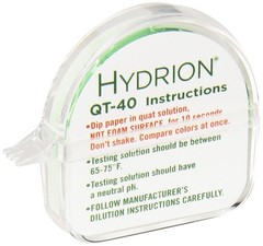 Sanitizer Concentration Paper 0-500ppm Quat Strip for Kitchen Cleaning 15ft