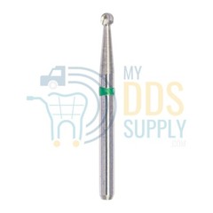 FG4 Round Dental Burs, 19mm (Pack of 20), Carbide for High Speed Handpiece