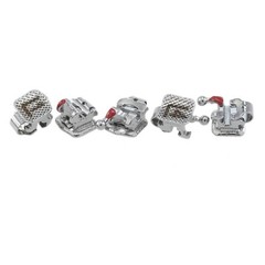 Dental Self Ligating Brackets Orthodontic Ceramic Metal Roth MBT Damon Empower