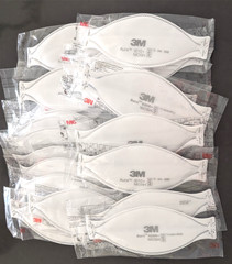 3M N95 Aura 9205+ NIOSH N95 Particulate Respirator Face Masks Lot of 19 5878