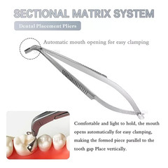 Dental Matrix Bands Ring Sectional Matrix System Wedges Pliers Fit Palodent V3