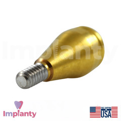 5x Dental Straight Lock Attachment Soft Silicone Set Conical NP 2.25mm System
