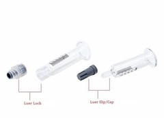 1ml Glass Syringe W/ Measurement-lier Lock Box Of 100