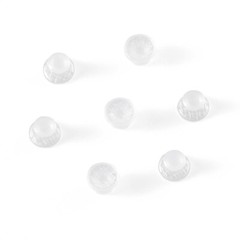 Dental Orthodontic Composite Clear Ceramic Lingual Buttons for Bondable Round