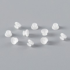 Dental Orthodontic Composite Clear Ceramic Lingual Buttons for Bondable Round