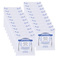 AZDENT Orthodontic Super Elastic Reverse Curve Rectangular Arch Wire True/Normal