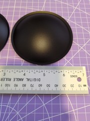 Qnty: 4 Polypropylene Convex Dust Caps 3⅝” (3.5″) 90mm (93mm) Unbranded