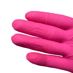 Fuchsia Nitrile Disposable Gloves 20/50/100PCS Pink Latex Free Cleaning