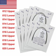 10Packs Dental Orthodontic Super Elastic Niti Arch Wire Round Ovoid Form 8.5USD