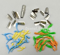 200Pcs/box Dental Anterior Matrix System Wedge Matrix Bands Interdental Wedges