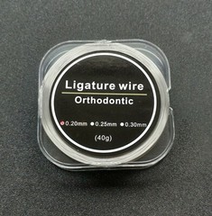 1Roll Dental Orthodontic Stainless Steel Ligature Wire Line Round 0.2/0.25/0.3mm
