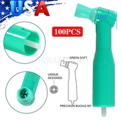 Dental Disposable Prophy Angles Soft Contra Angle 105° Latex Free 100 pcs