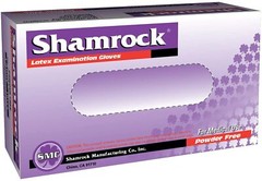 Shamrock Medical Glove, Powder Free, Slick Surface Latex, Natural – 100pcs
