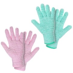 2 Pairs Microfiber Dusting Gloves, Reusable Plant Cleaning GlovesWashable Lea…