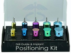 Dental Drill Guide and Implant Positioning Kit Titanium Guided Surgery Set Pins