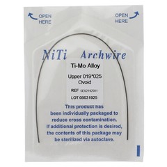 Dental TMA Molybdenum Beta Titanium Ti-Mo Alloy Arch Wire Rectangular/Round