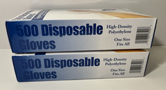 1000 Disposable Gloves Approved For Food Handling Clear One Size Fits All