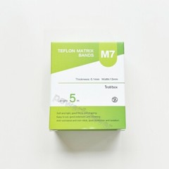 M7 Dental Teflon Matrix Bands PTFT Universal Matrices System White With Blade
