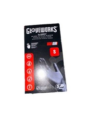 Gloveworks GPNB42100 Black Disposable Nitrile Gloves 5 Mil Size: Small (100 CT)
