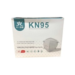 KN95 Masks – 4 Layer Ear Loop Type – 50 Pieces – Non Medical – Non Sterile