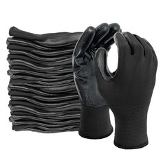 Evridwear Nitrile Coated Work Glovessuperior Oil Resistance Grip For Men Women