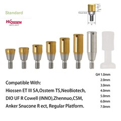 US Overdenture Locator Abutment Fits Hiossen/Nobel/Adin/Zimmer TSV/MIS Platform