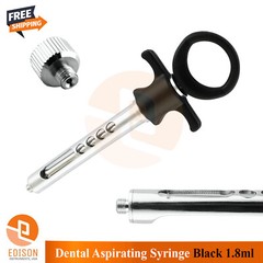 Dental Anesthetic Self Aspirating Syringe 1.8ml Set Of 3 Cartridge Auto Passive