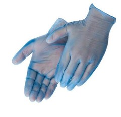 Blue Disposable Powder Free 4 mil VINYL Cleaning Medical Exam Gloves 100/BOX