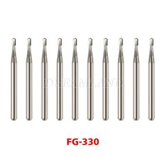 FG # 330 Dental Carbide 19mm Burs (10pcs Pack)