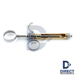 Dental Anesthetic Syringe Aspirating 1.8ml Gold Barrel American+European Threads