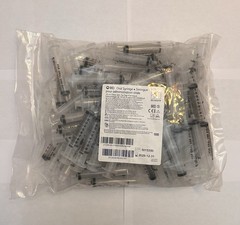 BD Oral Dispensing Syringe with Tip Cap 10mL Clear Sealed 100 count 305219