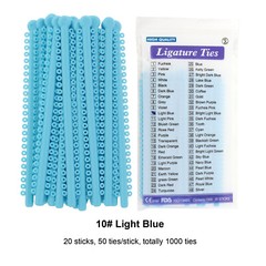 1000pcs Dental Orthodontic Ligature Ties Braces Elastic Rubber Ligas Ortodoncia