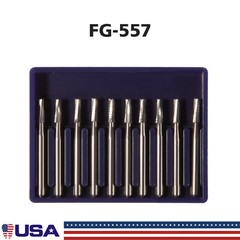 FG 557 Carbide Burs – Friction Grip for High-Speed Handpieces, Type