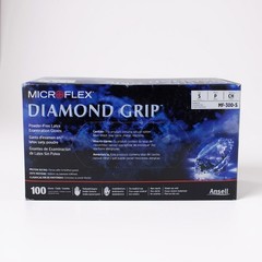 Microflex Diamond Grip MF-300 Latex Gloves – Small – 2 Boxes (100 Count each)