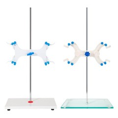 Lab Supply: Marble Base Support Stand for Titrator with Plastic Holder