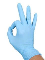L1101 Disposable Nitrile Glove, Large, Pack of 100