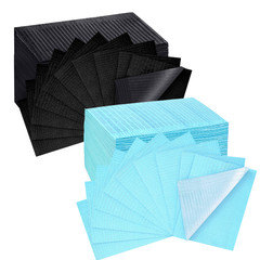 Disposable Dental Bib 13″x 18″ – 3 Ply Waterproof Tattoo Bib Sheet for Patients