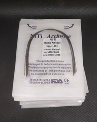 10 Packs Dental Orthodontic Thermal Activated Niti Round Arch Wires Natural Form