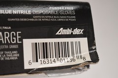 Ambi-Dex 63-338PF XL Industrial Disposable Nitrile Glove Powder Free 2 Pack