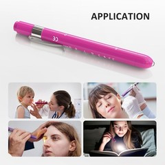 Durable & Lightweight LED Penlight with Pupil Gauge for Medical Examinations
