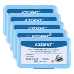 AZDENT Tubos bucales de monobloque ortodoncia dental MBT/Roth 022 1er molar U1L1