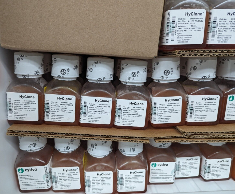 Exp 2027 Cytiva / Hyclone 100 ml fetal bovine serum, US origin, FBS