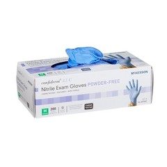 MEDIUM McKesson Confiderm 3.5C Nitrile Exam Gloves – CASE 10 BOXES OF 200 GLOVES